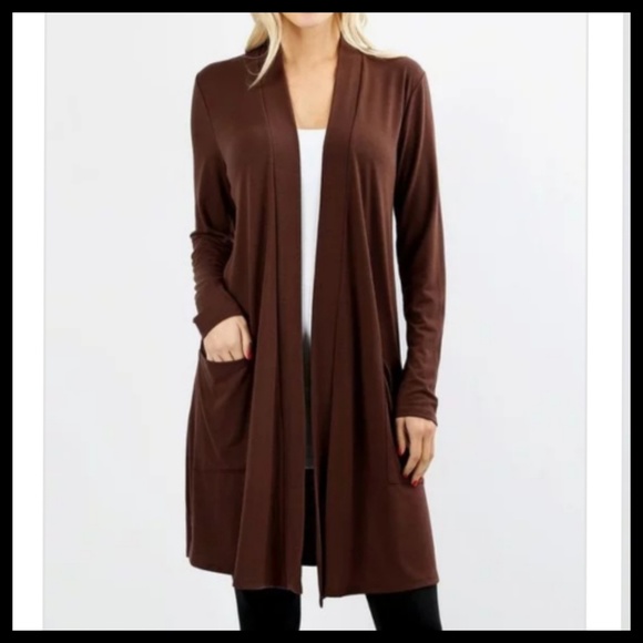 🍁 Premium Fabric Long Sleeve  Slouchy-jacket - Picture 2 of 4